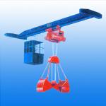 10 Ton Wireless Remote Control Grab Bucket Single Girder Eot Crane for sale