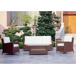 4pcs wooden arms wicker sofas   for sale