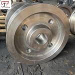 ZPMC Port Rotary Forged Wheels Open Forging 42CrM Alloy Forged Wheel for sale