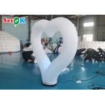 Giant Inflatable Balloon Wedding Decoration Love Heart Model With Light for sale