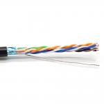 LSZH PVC Jacket Ftp Cat5e Ethernet Cable , Cat 5e Network Lan Cable Wire for sale