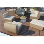 6pcs hot PE wicker patio furniture for sale