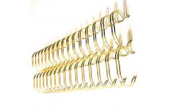 China 25 Sheets 1/4 Double Loop Hardback Wire Binding For Notebook / Calendar supplier