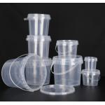 Bucket Shaped Plastic Food Container With CAS/FDA/SGS/ISO9001 Certification for sale