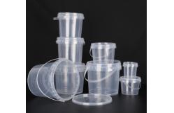 China Bucket Shaped Plastic Food Container With CAS/FDA/SGS/ISO9001 Certification supplier