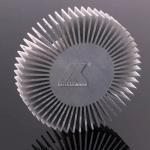 Anodized Matt Alloy Aluminium Heat Sink Material 6000 Series For LED Profile for sale