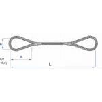 Large Diameter Cable Laid Sling Galvanized Steel  Wire Rope for sale