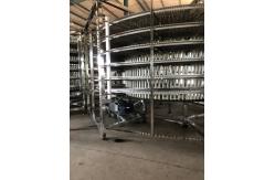 China                  Bread Pizza Spiral Belt Cooling Chilling Conveyor for Sale              supplier