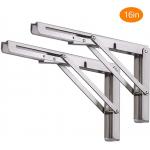 Customized Space Saving Collapsible Shelf Bracket for Bench Table Fold for sale