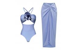 China Three Piece Swimwear Padded Cups and Regular for Customer Requirements supplier