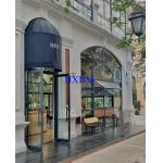 Laminated Glass Stormproof Aluminum Casement Windows Powder Color for sale