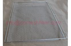 China Food Grade Metal Wire Mesh Tray For Drying Ss Perforated Container supplier