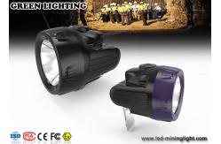 China Most powerful IP67 safety Led Coal Mining Lights rechargeable with 7000lux 110lum supplier
