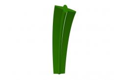 China FIFA Approved PE Artificial Turf For Soccer Fields 1.5mm Pile Width supplier