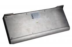 China Dirt proof and waterproof dynamic metal kiosk keyboard with trackball mounting desk top supplier