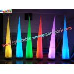 Inflatable Lighting Decoration Cone with LED changing light use for party, club,event for sale