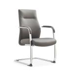 68*64*114 Genuine Leather Office Chair Chrome Steel Frame for sale