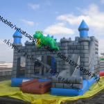 inflatable bouncy castle with water slide inflatable dinasour castle for sale