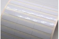 China 25x6mm 2mil White Gloss High Temperature Resistant Polyimide Label For Anti-Static supplier