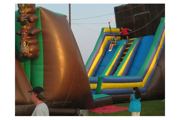 Exciting Inflatable Zip Line for Event and Party Team Challenge Games