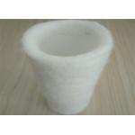 Heat Resistant Thick Polyester Felt Roll Tube Sleeve Needled Punched Custom Length for sale