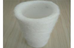 China Heat Resistant Thick Polyester Felt Roll Tube Sleeve Needled Punched Custom Length supplier