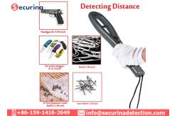 China Vibration Alarming 40hrs 60mm Pin Portable Security Wand 22KhZ GC-101H supplier