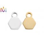 Pentagon Engraved Charm Tags