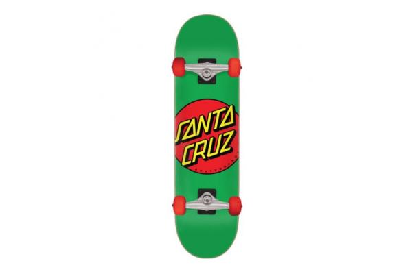 Santa Cruz Skateboards Classic Dot Complete Skateboard - 7.8 x 31.4