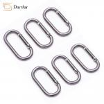 Heavy Duty Metal Spring Hook , Oval Rectangle Keychain Snap Clip For Bag Hiking for sale
