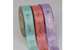 China Printing Bouquet Flower Polyester Grosgrain Ribbon Cake Handmade DIY Satin Ribbon supplier