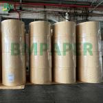 Striped Kraft Paper Texture 40gsm One Side Machine Glazed Glossy For Wrapping for sale