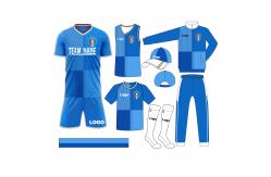 China Soft Custom Team Jersey Breathable Moisture Wicking Stretching Football Player Shirt supplier