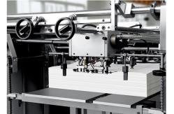 China 70pcs/Min Automatic Sheet Paper Bag Forming Machine with Top Card supplier