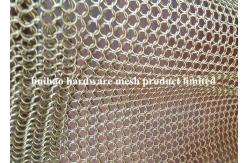 China 1.2MMX10MM Fire Protection Metal Ring Mesh for Partition Wall Fabrication supplier