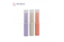 China Plastic Lip Balm Empty Lipstick Tube Customized Snap On supplier