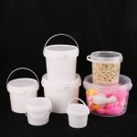 Available Handle PP/HDPE Food Grade Bucket Screen Printing for sale