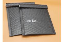 China Tear Resistant Metallic Bubble Envelopes Any Size Offset Printing Black supplier