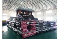 China Inflatable Military Obstacle Course For Park Amusement Park Games supplier