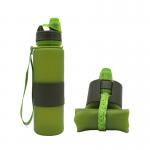 650ML Odorless Leak Proof Silicone Folding Bottle for sale