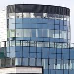 Hotel Clear Glass Curtain Wall Building Material 6mm-19mm Thickness for sale