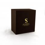 Eco-friendly Brown Square Recycled Paper Gift Boxes for the packaging of  Shoes for sale