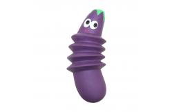 China Yellow Indestructiblemultipet Latex Dog Toy  Zoomable Banana supplier