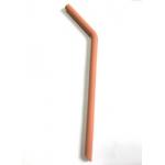 25.5cm Silicone Travel Straw Custom Logo Eco Friendly Silicone Straws For Adult Baby for sale