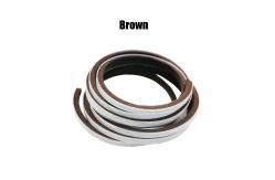 China Polypropylene Self Adhesive Weather Stripping Door Brush Draught Excluder 9x9mm supplier