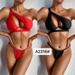 Swimming Suits Bikini Sexy Strength Abrasion Resistance High Elastic Backless  Miss Red Black Sexy for sale