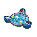 Commercial Inflatable Water Park WithThree Slide Bouncers for sale