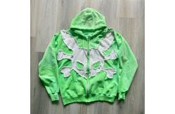 China Applique Embroidery Unisex Heavy Pullover Hoodies Solid Pattern Custom Logo supplier