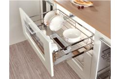 China Bowel And Dish Stainless Steel Kitchen Storage Baskets Pull - Out Drawer supplier