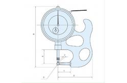 China Dial Pipe Gauges with Sometogical Lifting Handle and Upward Shockprool supplier